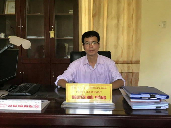 Ông Nguyễn Hữu Thắng, Phó giám đốc cơ sở cai nghiện tỉnh Bắc Giang.