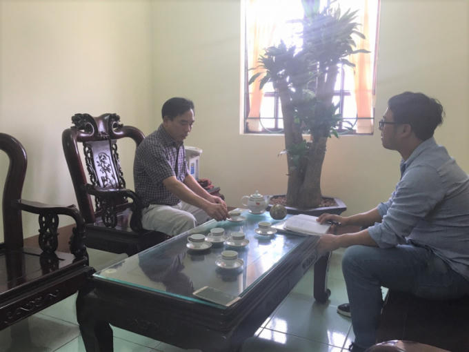 Ông Phạm Văn Thuỵ (bên trái) gây TNGT khiến 1 người chết, 2 người bị thương nặng.