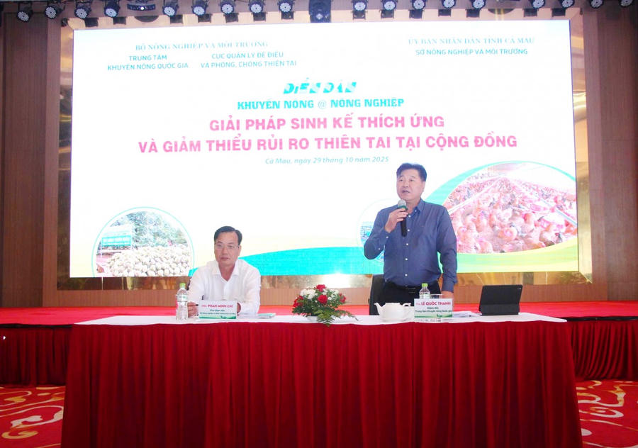 Theo ông Lê Quốc Thanh – Giám đốc Trung tâm Khuyến nông Quốc gia, Trung tâm Khuyến nông Quốc gia sẽ chuyển từ vai trò “hướng dẫn kỹ thuật” sang “đồng hành cùng nông dân” để giúp từng vùng, từng hộ thích ứng hiệu quả với biến đổi khí hậu.