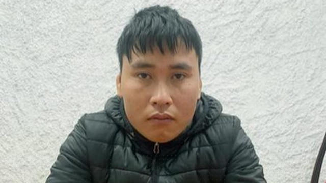 Nguyễn Văn Tùng tại cơ quan công an điều tra.