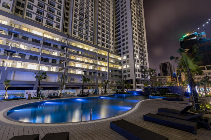 Bể bơi ngoài trời – dự án Imperia Garden