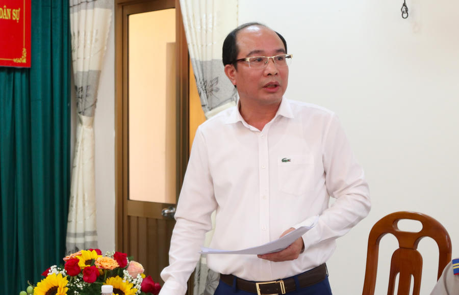 Phó Tổng Cục trưởng Tổng cục THADS phát biểu.