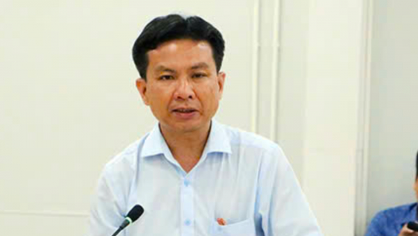 Chủ tịch UBND huyện Long Thành Lê Văn Tiếp bị cáo buộc dính sai phạm việc bồi thường, tái định cư ở dự án sân bay Long Thành.