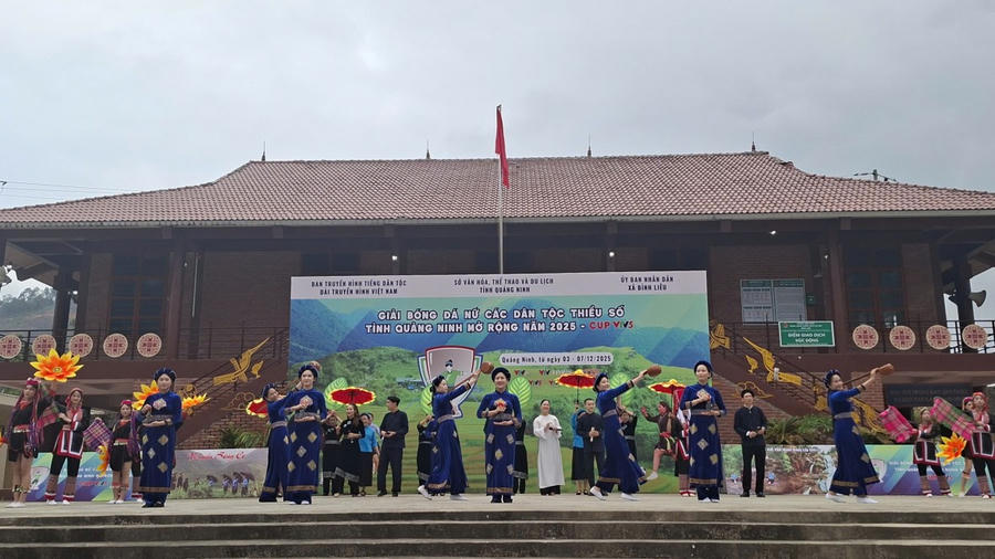 Lễ khai mạc Giải Bóng đá nữ các dân tộc thiểu số tỉnh Quảng Ninh mở rộng năm 2025 – Cúp VTV5.