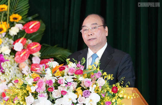 Thủ tướng phát biểu tại hội nghị.