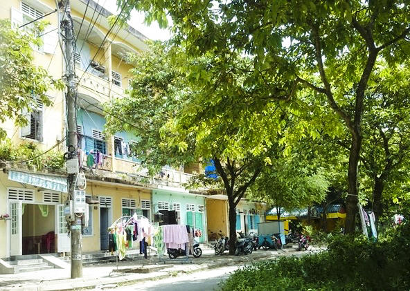 Khu chung cư nơi xảy ra vụ việc.