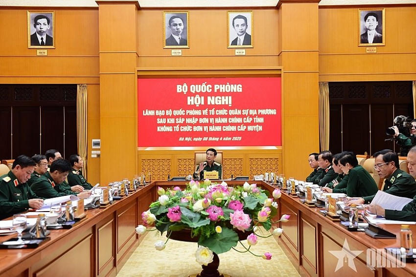 Quang cảnh hội nghị. Ảnh: QĐND