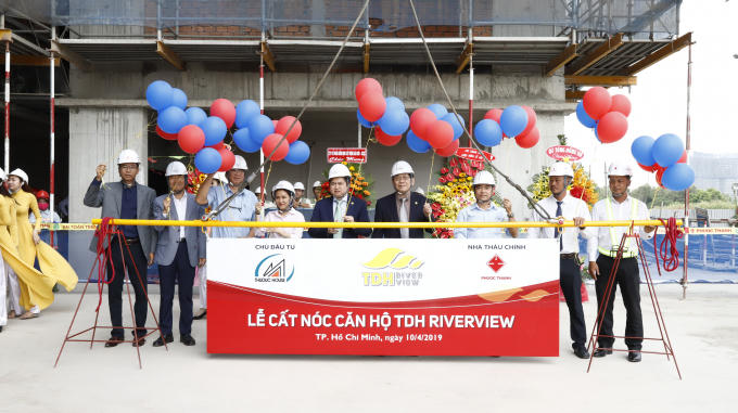 Thuduc House tổ chức Lễ cất nóc Dự án căn hộ TDH RiverView