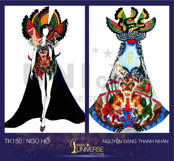 Bánh mì, Trưng Nữ Vương... lọt top 15 “Thiết kế trang phục dân tộc cho đại diện Việt Nam tại Miss Universe”