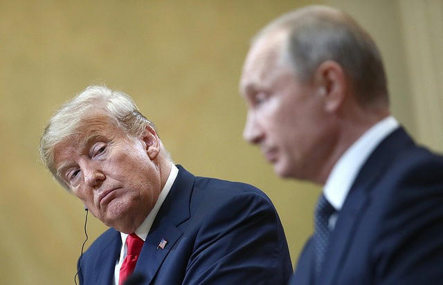 Tổng thống Mỹ Donald Trump và Tổng thống Nga Vladimir Putin (Ảnh: Reuters)