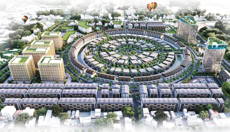 Phối cảnh dự án Khu đô thị mới khóm 5, phường 1, thành phố Cà Mau, tỉnh Cà Mau