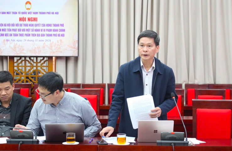 Phó Giám đốc Sở Y tế Hà Nội Vũ Cao Cương.