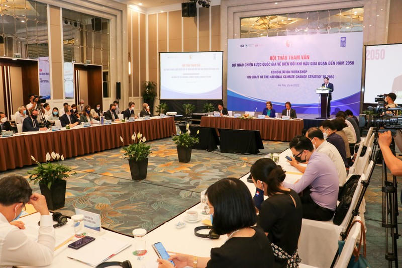Hội thảo tham vấn Dự thảo Chiến lược quốc gia về biến đổi khí hậu giai đoạn đến năm 2050. (Ảnh: UNDP)