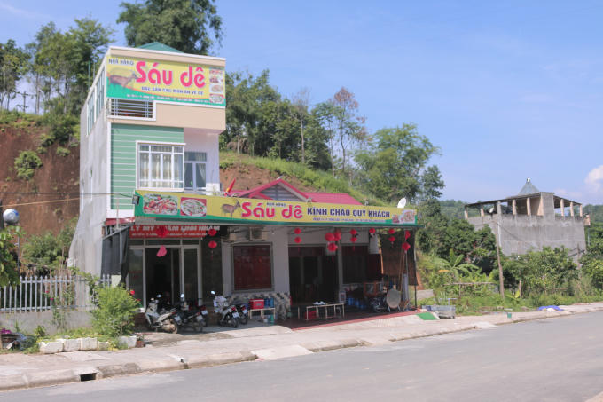 Công trình xây dựng trái phép đã hoàn thành và đưa vào sử dụng.