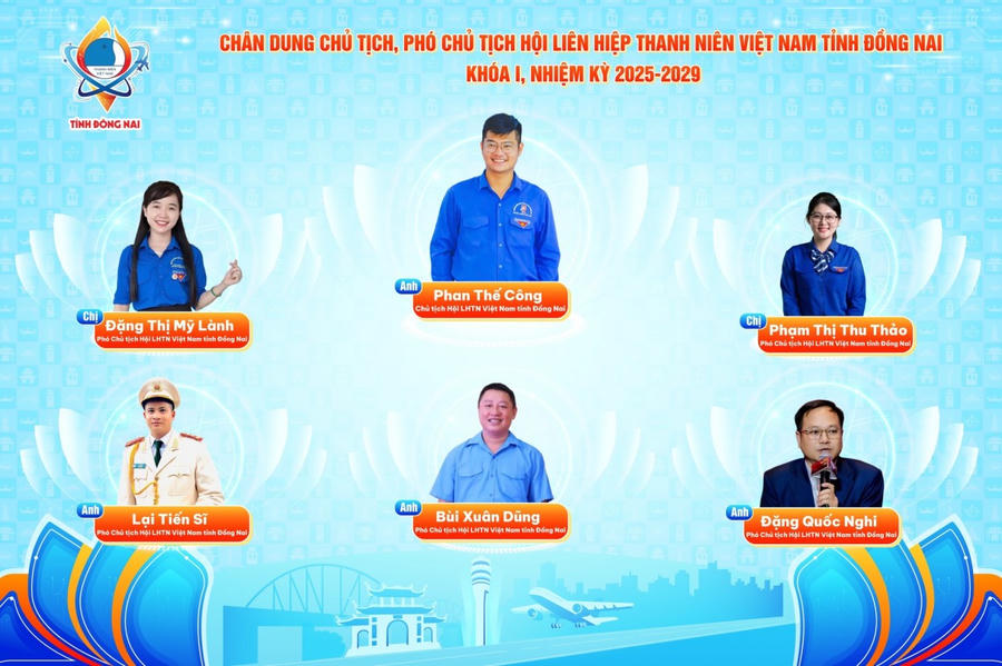Đại hội hiệp thương bầu Phó Bí thư Tỉnh đoàn Phan Thế Công giữ chức Chủ tịch Hội LHTN Việt Nam tỉnh Đồng Nai khóa I, nhiệm kỳ 2025-2029.