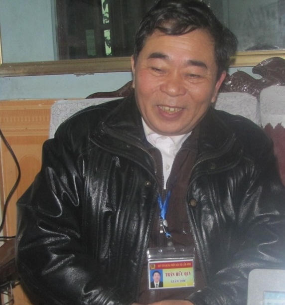 Ông Trần Hữu Quý - Giám đốc Quỹ tín dụng nhân dân xã Cẩm Bình.