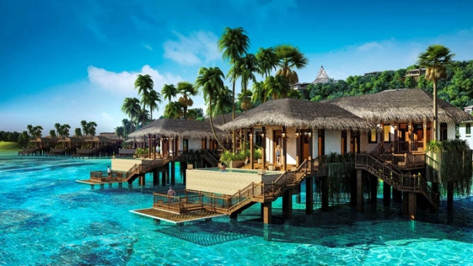 Phối cảnh biệt thự trên biển tạ Premier Village Phu Quoc
