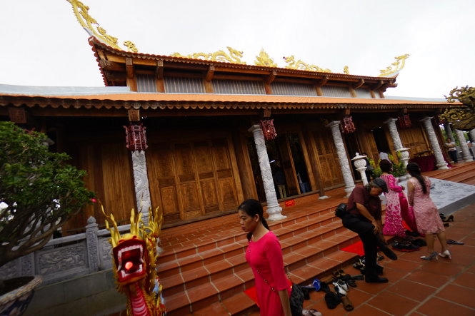 Đền thờ chính của không gian khu vực đền thờ tổ.