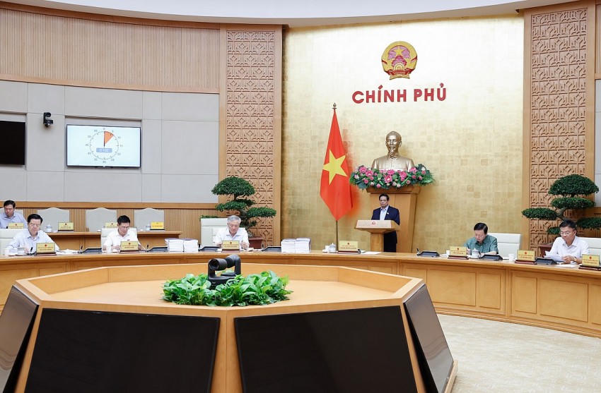 Thủ tướng Phạm Minh Chính chủ trì Phiên họp. Ảnh: VGP