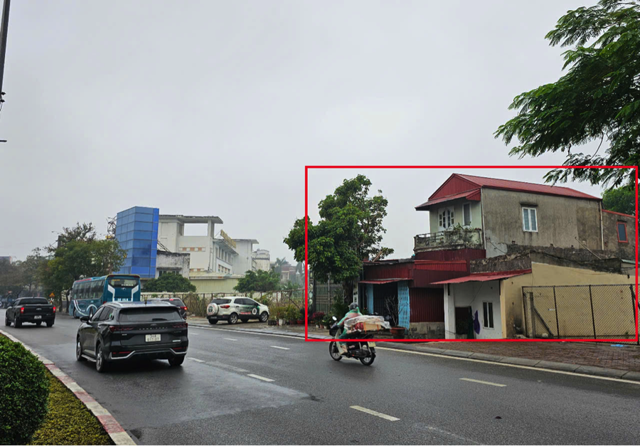 Thửa đất trong diện đền bù.