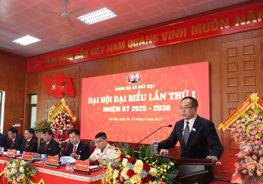 Trung tướng Nguyễn Thanh Tùng, Giám đốc Công an TP Hà Nội tham dự chỉ đạo Đại hội.