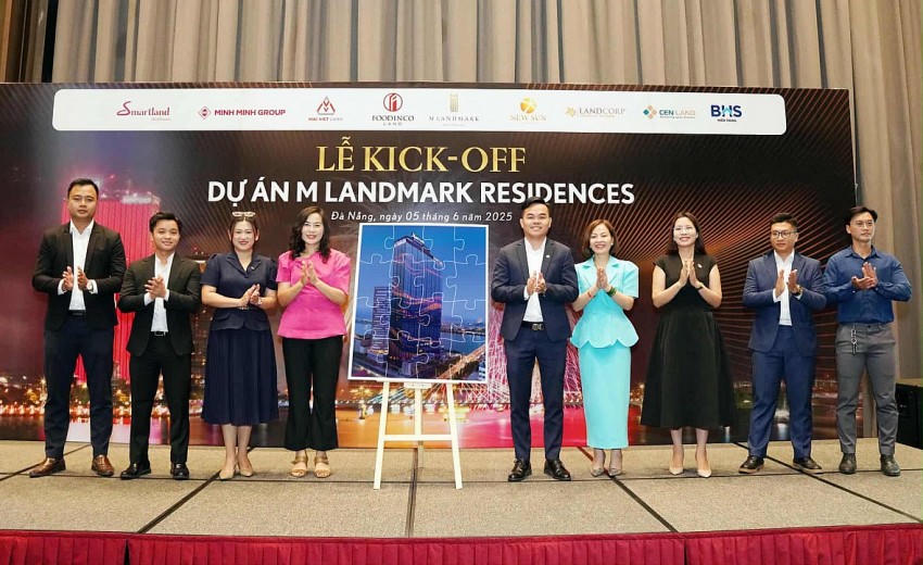 Nghi thức biểu trưng cho tinh thần gắn kết giữa chủ đầu tư và hệ thống đối tác phân phối trong hành trình chinh phục bảng hàng M Landmark Residences.