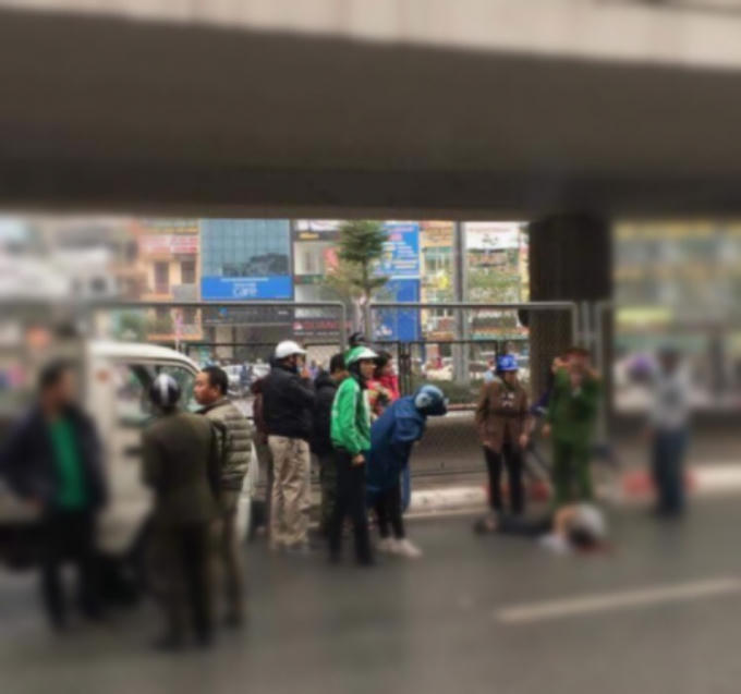 Hiện trường xảy ra vụ việc.