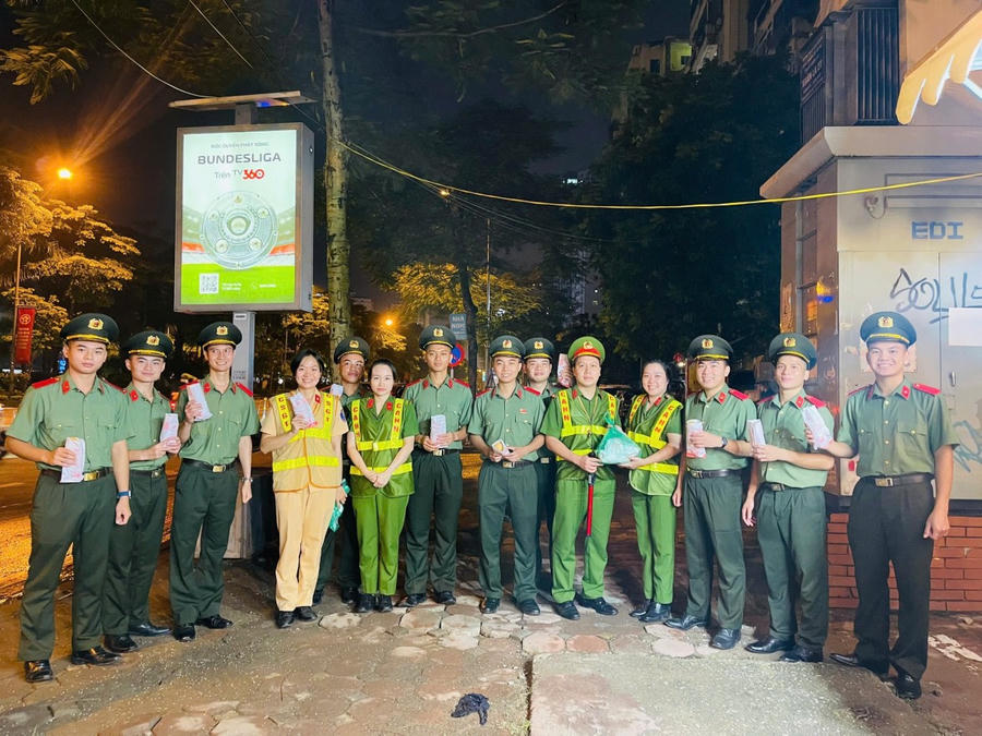 Một số hình ảnh của Chi hội Phụ nữ Công an phường Phú Thượng. (Ảnh: CA TP Hà Nội)