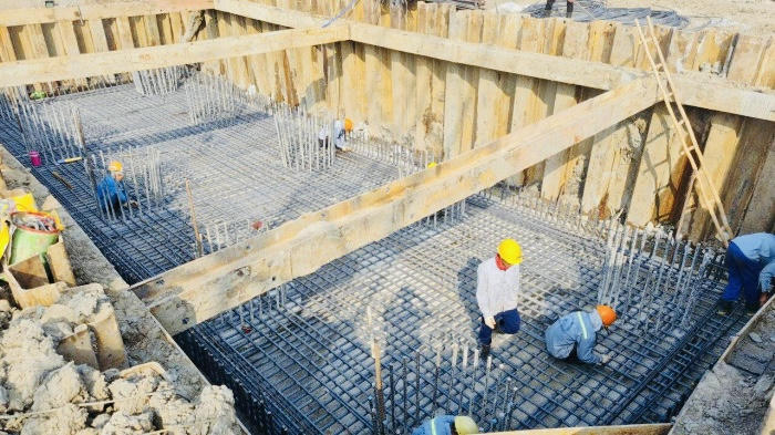 Hiện tiến độ dự án đạt được khoảng 20%.
