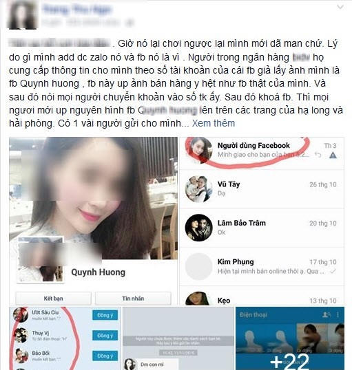 H.T.T.T - Chủ nhân của facebook bị mạo danh