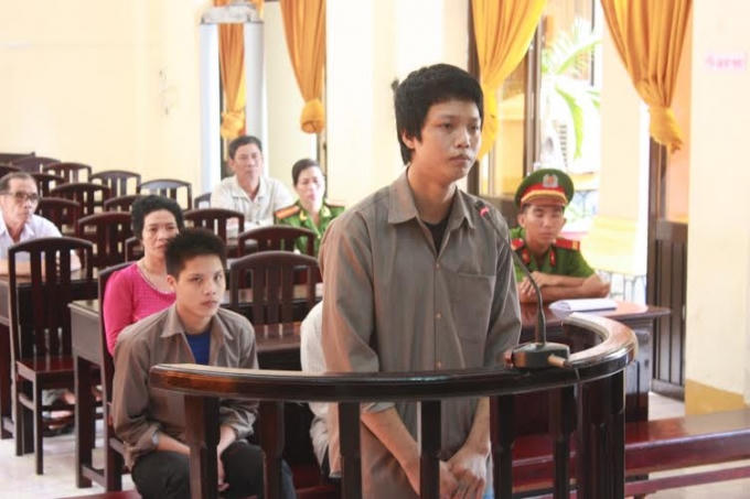 Bị cáo Bùi Văn Đạt tại phiên tòa.