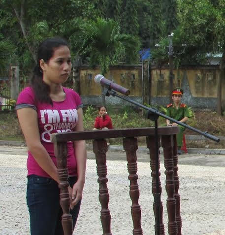 Bị cáo Y Tiệp tại phiên tòa.