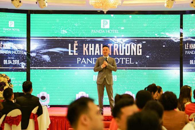 Ông Nguyễn Văn Cường – Chủ tịch HĐQT Panda Group không giấu niềm tự hào và hạnh phúc trước thành công của Panda Group, đồng thời chia sẻ với các vị khách quý những hoài bão và quyết tâm của mình cũng như Tập đoàn.