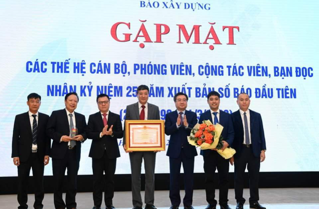 Báo Xây dựng kỷ niệm 25 năm xuất bản số báo đầu tiên