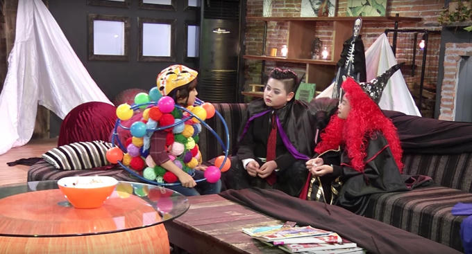 Gia Khiêm, Bảo Khương, Linh Hoa xuất hiện trong Gia đình vui nhộn.