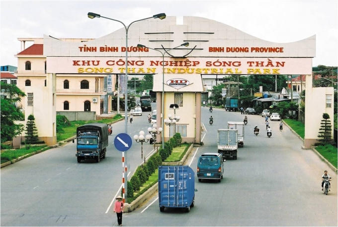 KCN Sóng Thần, một KCN lớn thuộc tỉnh Bình Dương.