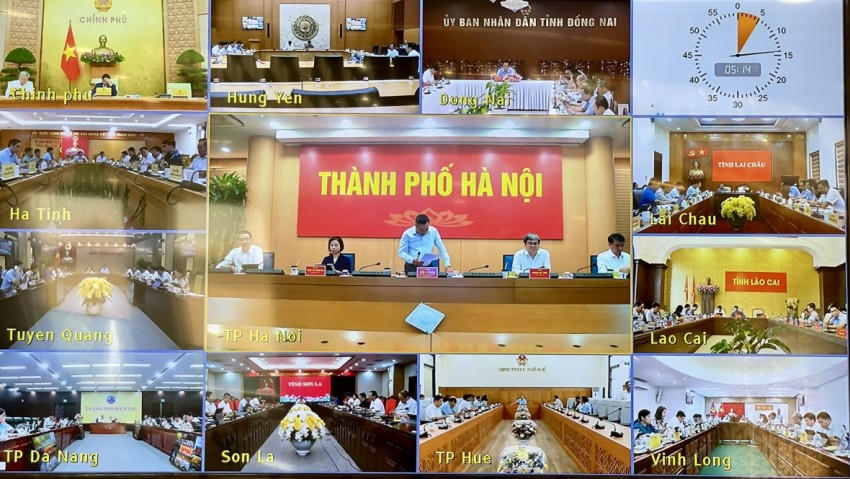 Các địa phương báo cáo tại hội nghị.