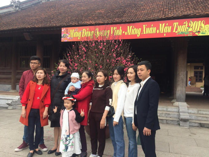 Một số người cũng mong muốn lưu giữ lại khoảnh khắc trong ngày đầu năm mới.