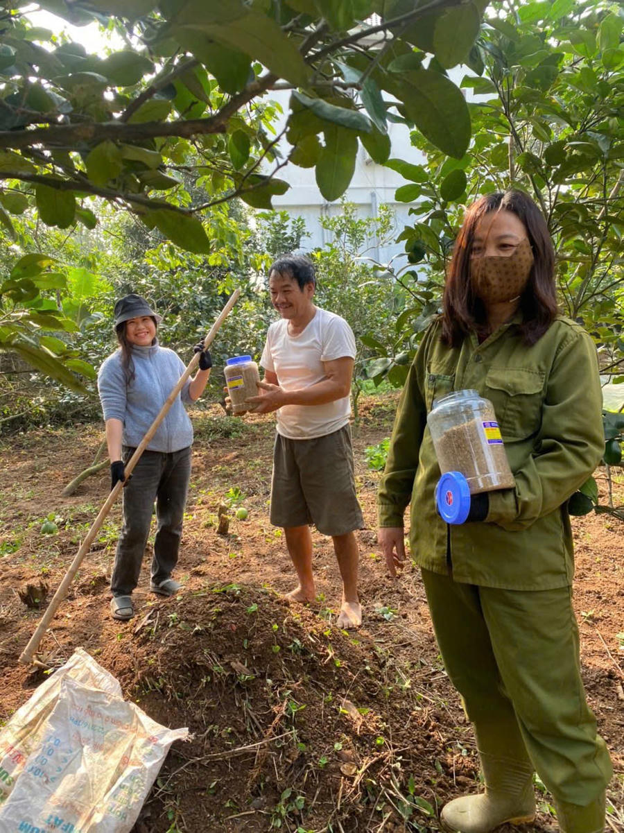 Trung úy Công an “biến” rác hữu cơ thành tài nguyên hữu ích