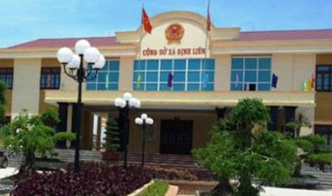 Trụ sở UBND xã Định Liên.