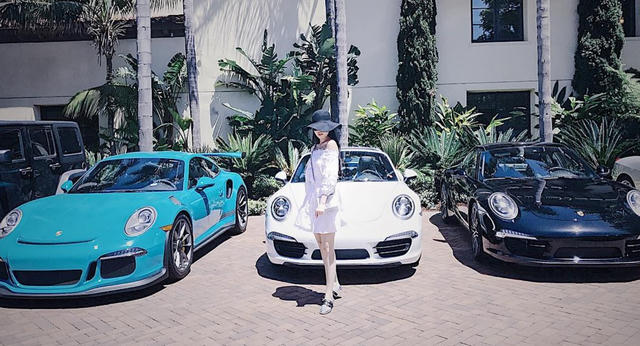 Xuất thân từ một gia đình kinh doanh xe hơi, Tiểu Giang có đam mê với các dòng xe sang.