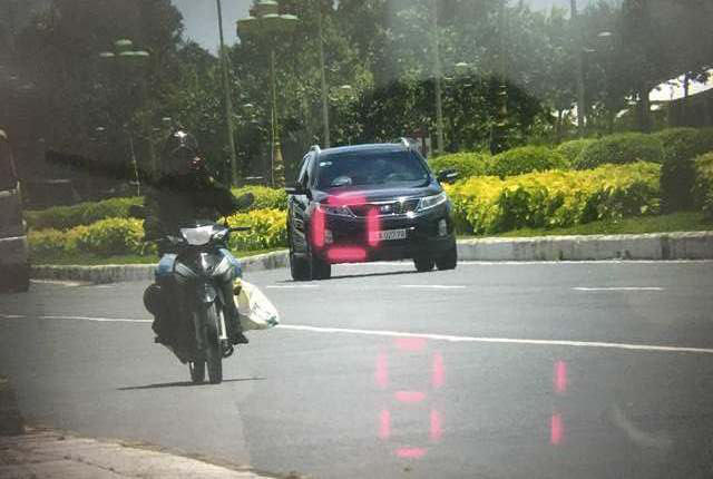 Công an trứng chứng cứ thể hiện xe chở Trung tướng Liêm đã đi với tốc độ 81 km/h.