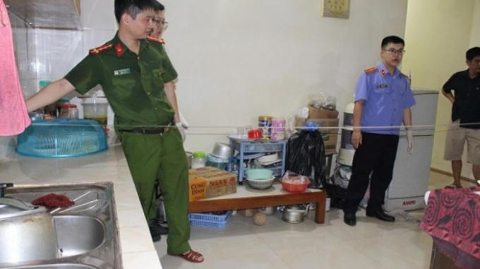 Cơ quan chức năng khám nghiệm hiện trường