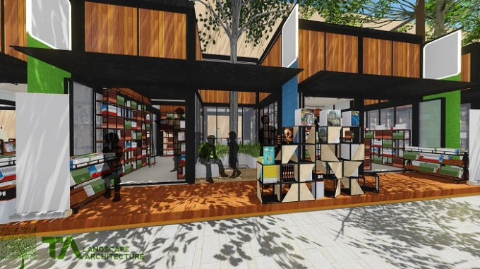 Điểm nhấn con đường sách là tính tiện ích đa năng, khi đến không gian đường sách ngoài đọc sách miễn phí còn được chọn mua những cuốn sách mà mình yêu thích.