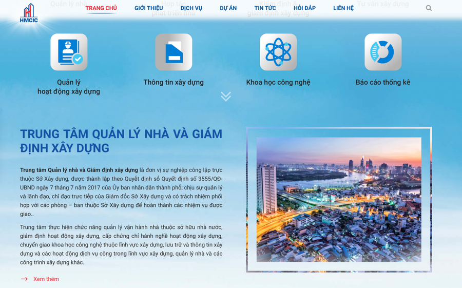Trung tâm Quản lý nhà và Giám định xây dựng thuộc Sở Xây dựng TP HCM đã công khai quyết định cấm 3 nhà thầu tham gia hoạt động đấu thầu đối với tất cả các gói thầu thuộc dự án, dự toán mua sắm do Trung tâm làm chủ đầu tư/bên mời thầu trong 3 năm.