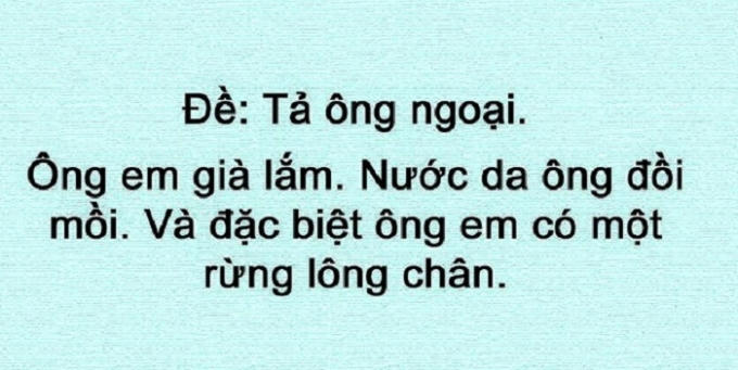 Tả ông ngoại.
