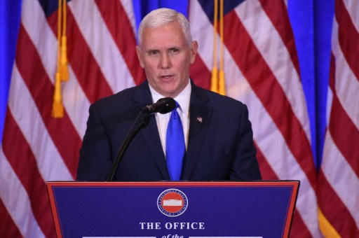 Phó Tổng thống đắc cử Mike Pence (Ảnh: AFP)