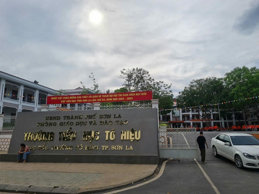 Trường Tiểu học Tô Hiệu, nơi xảy ra sự việc.