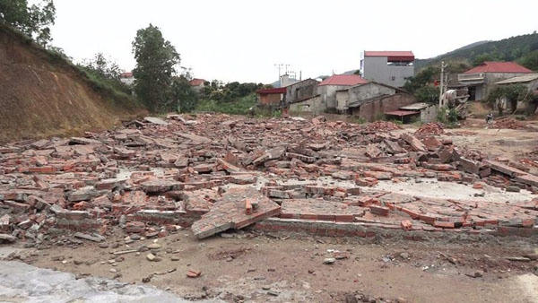 Toàn bộ 19 công trình xây dựng trái phép đều đã được phá dỡ. (I.T).