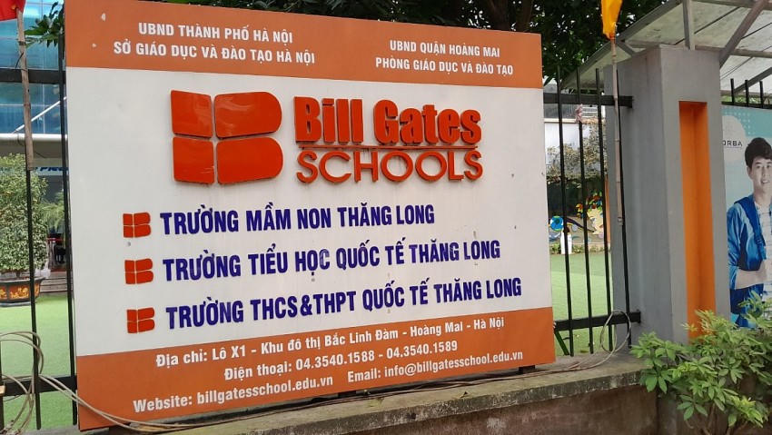 Hệ thống Giáo dục Billgates School bao gồm các trường: Trường Mầm non Thăng Long, Trường Tiểu học quốc tế Thăng Long, Trường THCS&THPT quốc tế Thăng Long.